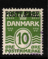 DENMARK 1919 10 Ore Green Parcel Post Stamp SG P209 U #ZZD1 - Paketmarken