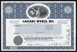 1984 Florida: Caesars World, Inc. - World Famous Las Vegas Casino - Casino
