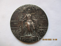 Suisse : Médaille Exposition Nationale Genève 1896 - Capital De Garantie - Profesionales / De Sociedad