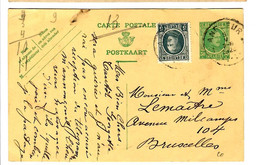 62733 - ENTIER  D ANGLEUR - Postcards [1909-34]