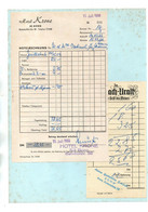 ALLEMAGNE . DEUTSCHLAND . 2 FACTURES . " HOTEL KRONE " BONN + " CENTRAL HOTEL " BONN - Réf. N°151P - - 1950 - ...