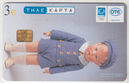 GREECE - Portrait Doll , X1632, 3 € , Tirage 250.000, 05/03, Used - Grèce