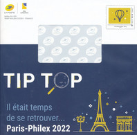 Pseudo Entier  Phila@poste - Tip Top -  Paris-Philex 2022 - Monde 250 G -  Autorisation 368211 - Official Stationery