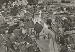 CPSM Serquigny  Vue Générale L'église - Serquigny