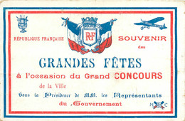 190622A - RF Souvenir Des Grandes Fêtes à L'occasion Du Grand Concours Ville - Autres