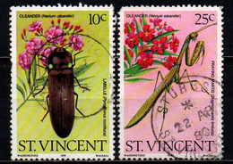 ST. VINCENT - 1979 - Oleander And Insects - USATI - St.Vincent (1979-...)