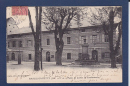 CPA [04] Alpes De Haute Provence > Circulé Barcelonnette Palais De Justice Gendarmerie - Barcelonnetta