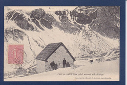 CPA [04] Alpes De Haute Provence > Circulé Col Du Sautron Le Refuge - Autres & Non Classés