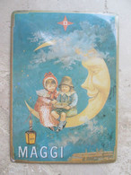 ANCIENNE PLAQUE TOLE METAL PUBLICITAIRE MAGGI 21 X 15 Cm - Targhe In Lamiera (a Partire Dal 1961)