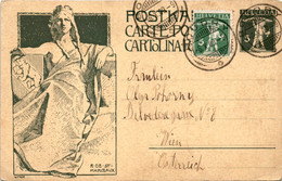 Postkarte * Boudry 6. 10. 1909 - Boudry