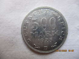 500 Reichmark 1923 A - 200 & 500 Mark