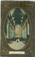 Gloucester; Cathedral, The Nave & West Window - Not Circulated. (The Milton Postcard) - Gloucester