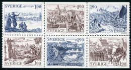 SWEDEN 1984 Old Town Views MNH / **.  Michel 1292-97 - Ungebraucht