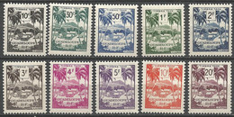 GUADELOUPE TAXE Série N° 41 à 50 NEUF*  TRACE DE CHARNIERE  / MH - Postage Due