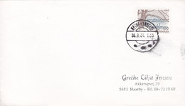 Denmark Brotype IId NØRRE-LYNDELSE (Sn.1) (SCARCE Cancel) 1981 Cover Brief Sorø (Cz. Slania) Stamp - Lettres & Documents