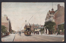 Vintage Postcard Postale Carte Postkarte Holdenhurst Road Bournemouth Posted 1912 Tram Bournemouth Fair Condition - Bournemouth (avant 1972)