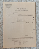 Luxembourg - Ablieferung Von Punkten Und Bezugscheinen - Landeswirtschaftsamt 194X - Luxembourg