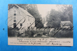 Spontin. Le Pont Du Moulin. édit. J.Pesesse- N°4107-1906 - Yvoir