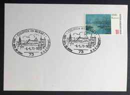 GERMANY  73, « ESSLINGEN AM NECKER »,« 1893-1973 80 Jahre B.S.V. Esslingen », « Special Commemorative Postmarks »,1973 - Storia Postale