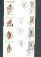 Nouvelle Calédonie  Yvert N°  368+ 369  + Aérien 113 Et 115 Sur 4 Enveloppes 1er Jours  30  Décembre 1970  - Pb 183 - Lettres & Documents
