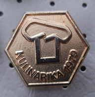 Kulinarika Master Chef Hat Cooking Slovenia Ex Yugoslavia Pin Badge - Alimentation