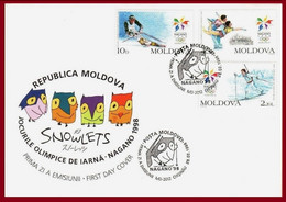 Moldova 1998 FDC "Winter Olympic Games. Nagano" Quality:100% - Moldavia