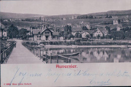 Auvernier NE, Carte En Relief (32991) - Auvernier