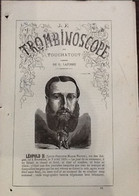 1872 LEOPOLD II LOUIS PHILIPPE MARIE VICTOR ROI DES BELGES Né à  BRUXELLES PARU DANS LE TROMBINOSCOPE PAR TOUCHATOUT - Newspapers - Before 1800