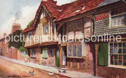 OLD HOUSES TARRING OLD COLOUR ART POSTCARD TUCK OILETTE 6179 SUSSEX - Worthing