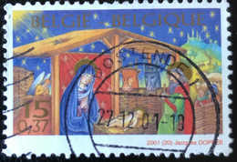 België - Belgique  - C9/58 - (°)used - 2001 - Michel 3094 - Kerstmis & Nieuwjaar - OOSTENDE - Used Stamps