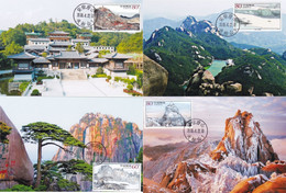 2006-9 CHINA VIEWS OF MT.TIAN ZHU LOCAL MC 4V - Cartes-maximum