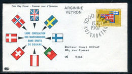 Suisse - Enveloppe FDC En 1967 - Libre Circulation Des Marchandises - Publicité Médicale Au Verso -  F 159 - FDC