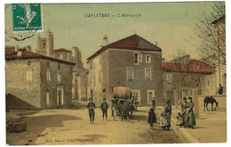 CAPESTANG (34) - L' Abreuvoir - Carte Colorisée - Ed. Béziat, Tabac, Capestang - Capestang