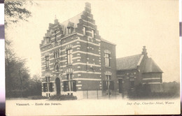 Cpa Vieusart  Chaumont-gistoux   école 1909 - Chaumont-Gistoux