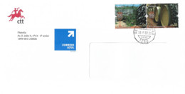 Portugal Cover With Wine Stamps - Brieven En Documenten