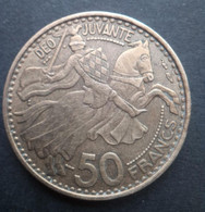 Monaco - Pièce De 50 Francs 1950 - 1949-1956 Alte Francs