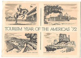 USA 1972 Tourism Year Of The Americas Postcard - 1961-80
