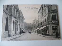 ALES ALAIS  RUE ROLLIN ET CAISSE D'EPARGNE - Alès