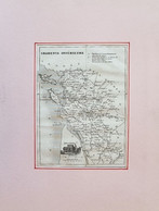 CARTE GEOGRAPHIQUE ANCIENNE: Département LA CHARENTE INFERIEURE 1830 Authentique - Cartes Géographiques