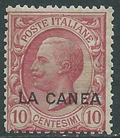 1907-12 LEVANTE LA CANEA EFFIGIE 10 CENT MNH ** - RF26-7 - La Canea