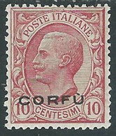 1923 CORFU EFFIGIE 10 CENT MH * - RF26-2 - Korfu