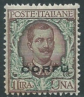 1923 CORFU FLOREALE 1 LIRA MNH ** - RF26-2 - Corfu