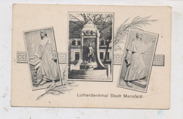 0-4275 MANSFELD, Lutherdenkmal, 3 Ansichten, 1913 Verlag Nacher - Mansfeld