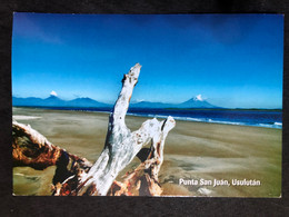 Postcard Punta Sam Juan, Usulutan  ( Firefighter Car Stamps) - El Salvador