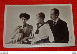 ROI HAAKON Et Reine MAUD De Norvège Et Prince Olaf     -   King HAAKON And  Queen MAUD Of Norway And Prince Olaf - Royal Families