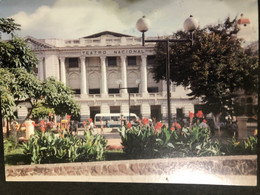 Postcard National Theater 2012 ( Firefighter Car ) - El Salvador
