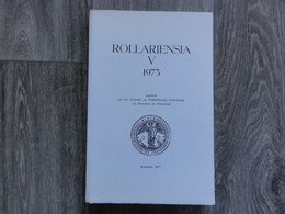 Roeselare   * (Boek)  Rollariensia V - Jaarboek 1973 - Roeselare