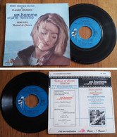 RARE French EP 45t RPM BIEM (7") BOF OST «UN HOMME ET UNE FEMME» (Anouk Aimée P/s, 1966) - Soundtracks, Film Music