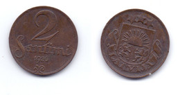 Latvia 2 Santimi 1926 - Latvia