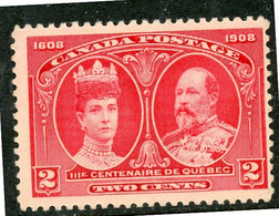 -Canada-1908-"Quebec Tercentenary" M.N.H. (**) - Nuevos